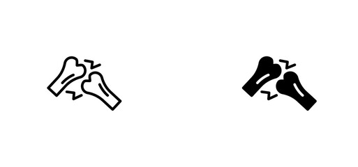 Joint icons set for apps and web ui designs. simple isolated graphics.