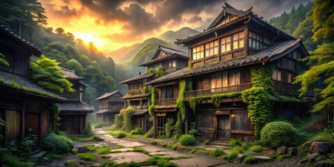 Obraz premium Explore forgotten Japan: abandoned buildings, lost places, regional maps guide urban exploration photography.