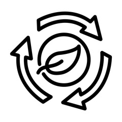 recycling icon vector illustration concept