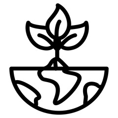 environment icon vector illustration concept