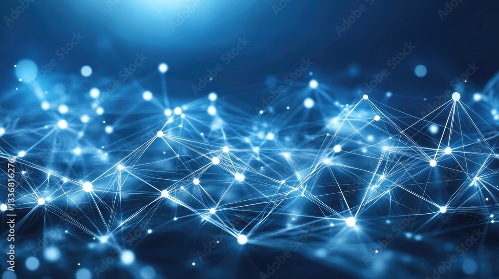 Poster connected factory environment using ai and iot for real-time data-driven decisions.