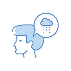 Mental Disorders Vector icon
