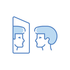 Self Awareness Vector icon