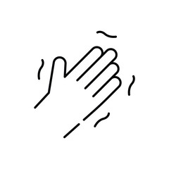 Numbness  Vector icon