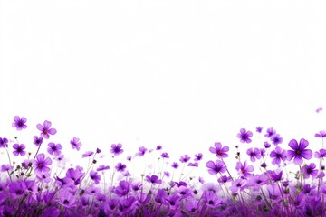 Purple flower field nature backgrounds lavender.