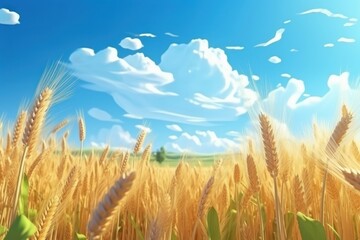 Obraz premium Field backgrounds landscape panoramic.