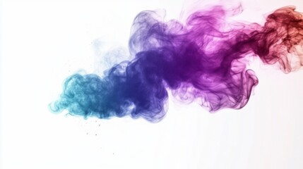 Fototapeta premium Abstract Colorful Smoke Patterns: A Visual Symphony of Color and Form