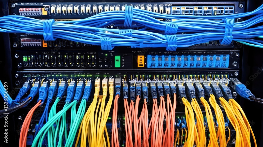 Poster it performance monitoring system tracking network efficiency.