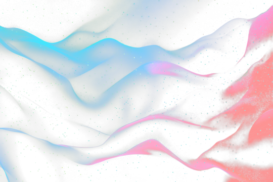 Abstract blue and red wave digital art.