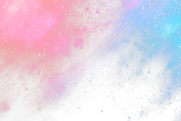 Abstract cosmic nebula with red and blue colors.