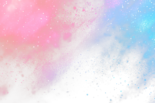 Abstract cosmic nebula with red and blue colors.