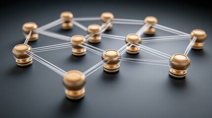 Obraz premium Quantum computing and next-gen networking visualization with futuristic design.