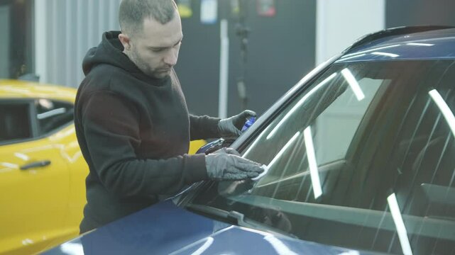 Infrared Curing of Ceramic Coating on Sports Car