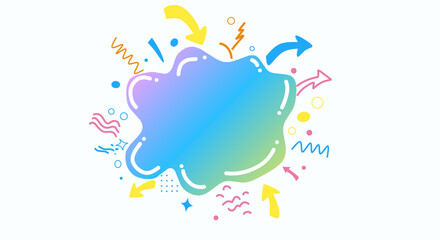 abstract colorful splashes background