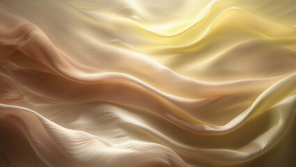 Obraz premium A luminous, dreamy background radiates an otherworldly glow, butter yellow and mouse.