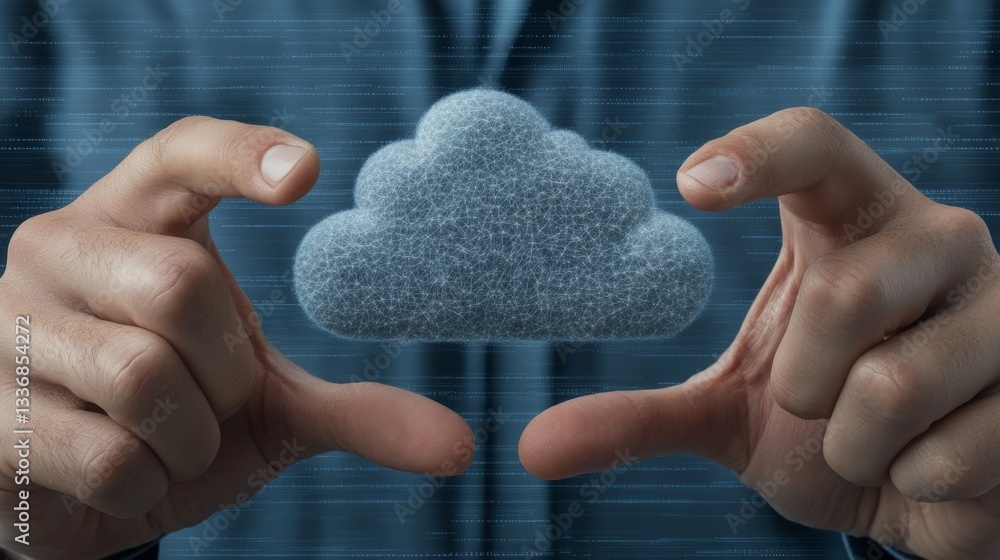 Aufkleber data backup security infographic cloud network strategies for cyber protection in the digital enviro