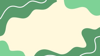 Cute green aesthetic abstract background