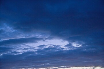 Fototapeta premium Sunrise and Fog Umbria Tuscany Italy January