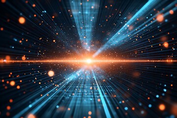 Naklejka premium Digital Futuristic Technology Background