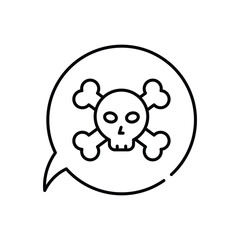Fear Of Death Vector icon