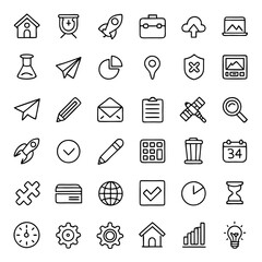 business icons set