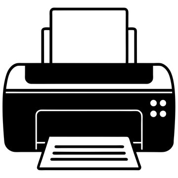 printer icon vector illustration