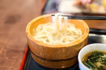 釜揚げうどん_箸あげ