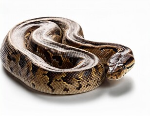 Obraz premium Anaconda isolated white background