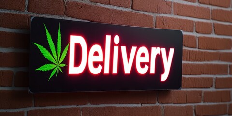 Obraz premium cannabis dispensary with 