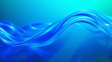 Fototapeta premium Digital Flow and Energy, Minimalist Abstract Background with Waves, Elegant and Versatile