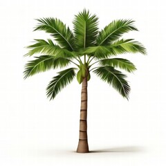 Fototapeta premium an AI Image Generator, Vibrant Palm Trees Standing Against