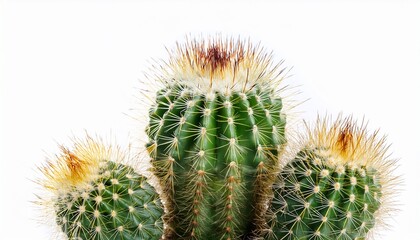  Cactus isolated white background