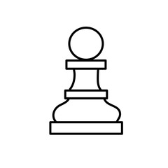 Chess pieces icon vector
