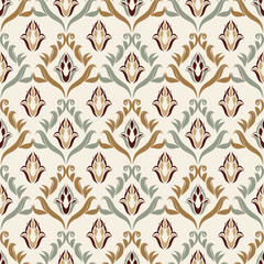 Motifs African boho paisley Floral Ikat pattern embroidery border. Ethnic ikat floral Ethnic Indian Pattern Ikat pattern Ethnic Pattern.Border indian floral Aztec embroidery border seamless patterns.