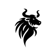 Bold abstract and modern logo featuring a stylized 