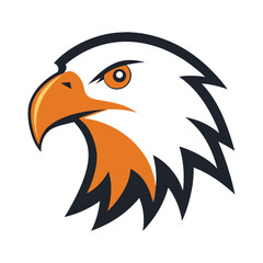 eagle head vector illustration design