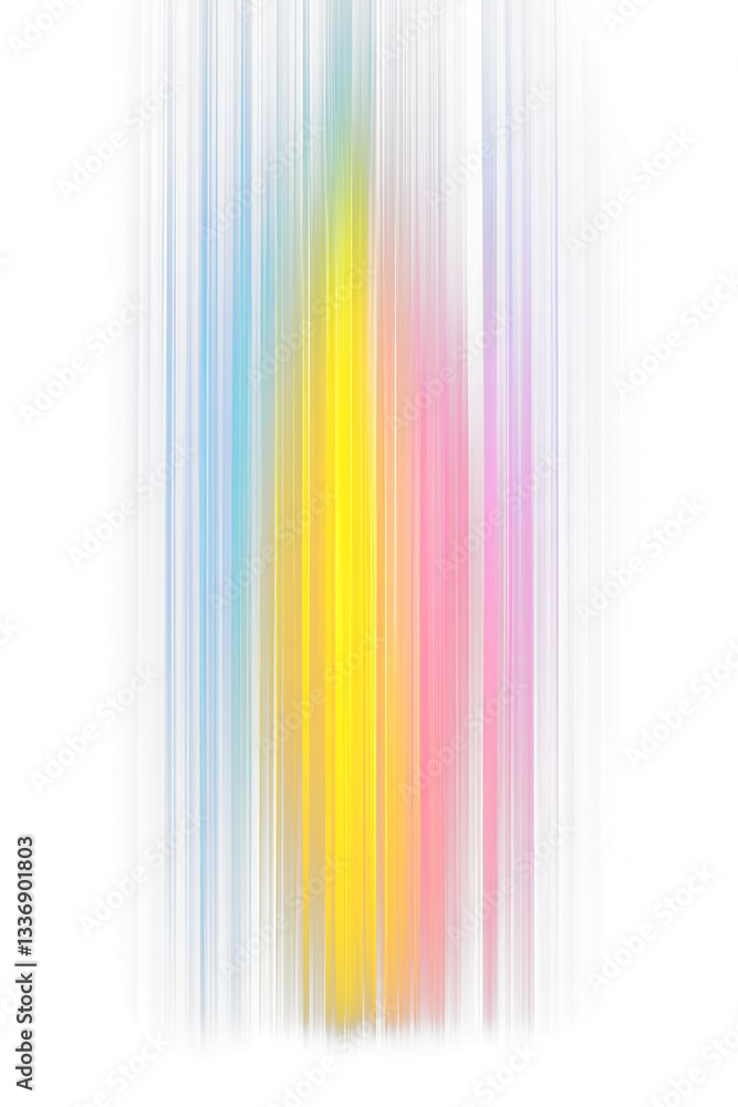 Aufkleber abstract colorful vertical stripes on transparent background