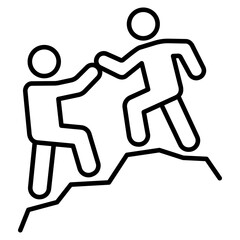 Coaching Outline Icon