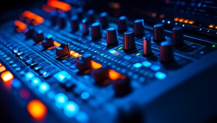 Professional audio mixing console