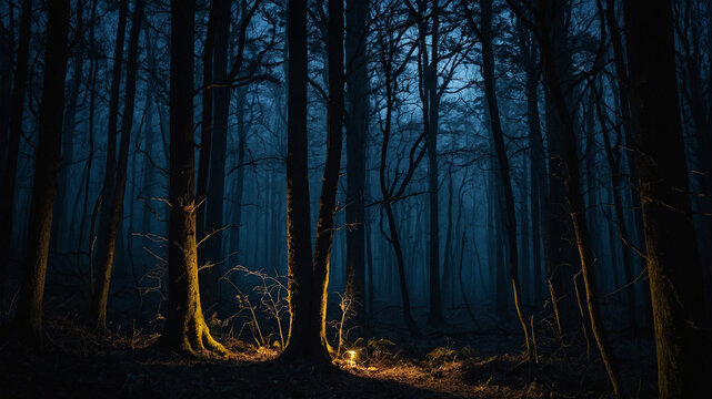 Fototapeta trees in the forest