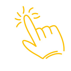 Mouse cursor hand finger
