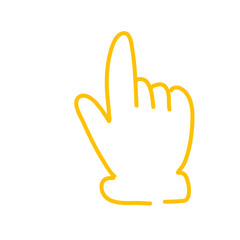 Fototapeta premium Mouse cursor hand finger 