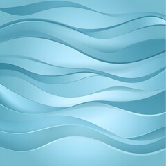 Abstract light blue background with wavy lines. 