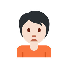 Worried or Sad Person
