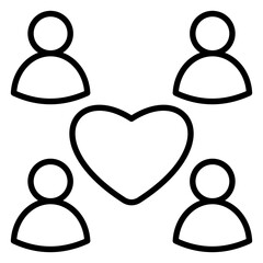 Loyalty Outline Icon