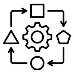 Adaptability Outline Icon