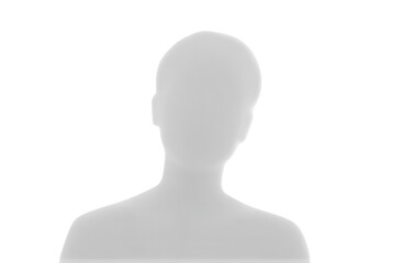 Silhouette of a Minimalist Human Figure with Abstract Background