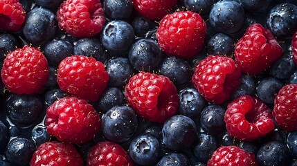 blackberry and raspberry