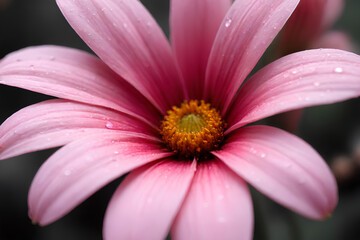 close up of pink flower