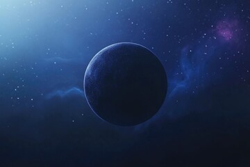 Obraz premium A planet visible in the daytime sky, with clouds and atmosphere